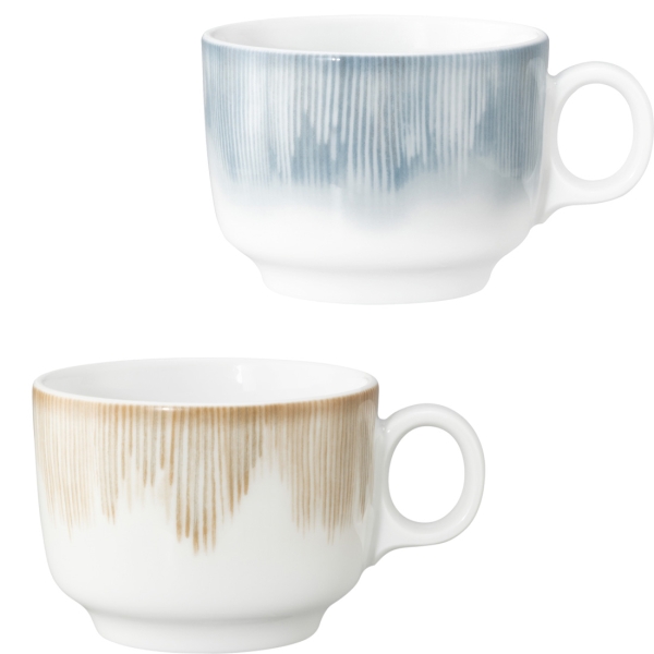 Kaffee-, Cappuccinotasse 0,21 L SENTO Radiate 2 Farben Seltmann Weiden 001.776555 001.776581